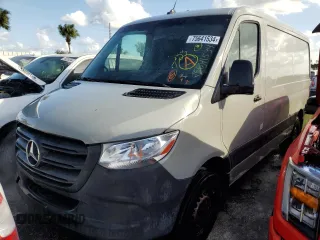 2021 Mercedes-Benz Sprinter Cargo with VIN W1Y70BGY0MT066375, listed as a Copart auction lot 75641534 with Not Provided miles and Salvage Title. Bid and sale history available at carsss.com. Image 1.