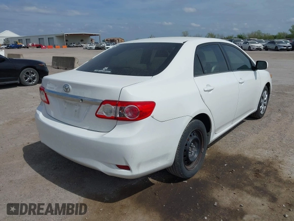2013 Toyota Corolla L with VIN 5YFBU4EE1DP090957, listed as a IAAI auction lot 41898057 with 127,438 mi miles and . Bid and sale history available at DreamBid. Image 4.