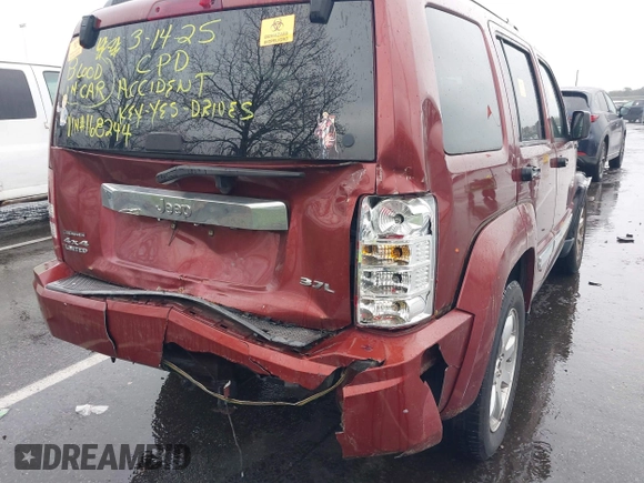 2008 Jeep Liberty Limited with VIN 1J8GN58K48W168244, listed as a IAAI auction lot 41975790 with 121,139 mi miles and . Bid and sale history available at DreamBid. Image 6.