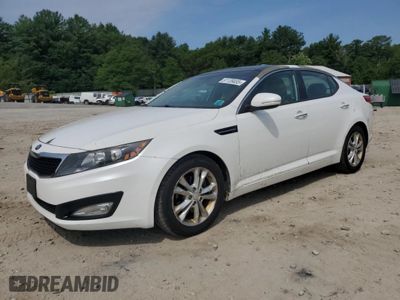2013 Kia Optima EX with VIN 5XXGN4A76DG124992, listed as a Copart auction lot 61139455 with 97,421 mi miles and Clean title. Bid and sale history available at DreamBid. Image 1.