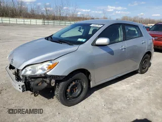 2010 Toyota Matrix with VIN 2T1KU4EE6AC296318, listed as a Copart auction lot 52087545 with 183,055 mi miles and Salvage Title. Bid and sale history available at carsss.com. Image 1.