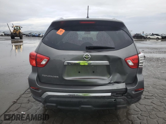 2018 Nissan Pathfinder S with VIN 5N1DR2MN7JC663344, listed as a Copart auction lot 44406985 with 117,208 mi miles and Salvage Title. Bid and sale history available at carsss.com. Image 6.