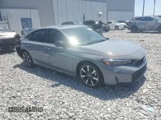 2025 Honda Civic Sedan Hybrid Sport with VIN 2HGFE4F8XSH314481, listed as a Copart auction lot 53243185 with 1,855 mi miles and Salvage Title. Bid and sale history available at carsss.com. Image 4.