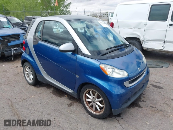 2008 Smart fortwo Pure with VIN WMEEJ31X88K167241, listed as a IAAI auction lot 42214530 with 75,289 mi miles and . Bid and sale history available at DreamBid. Image 1.