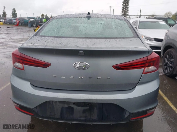 2019 Hyundai Elantra Preferred with VIN KMHD84LF5KU749255, listed as a IAAI auction lot 41712929 with 58,579 mi miles. Bid and sale history available at carsss.com. Image 16.