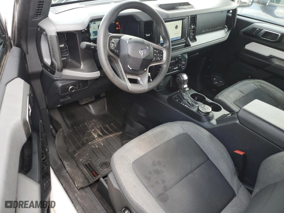 2022 Ford Bronco with VIN 1FMDE5AHXNLB04386, listed as a Copart auction lot 51952215 with 36,839 mi miles and Salvage Title. Bid and sale history available at carsss.com. Image 8.