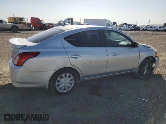 2015 Nissan Versa SV with VIN 3N1CN7AP4FL850523, listed as a Copart auction lot 52056215 with 130,538 mi miles and Salvage Title. Bid and sale history available at carsss.com. Image 3.