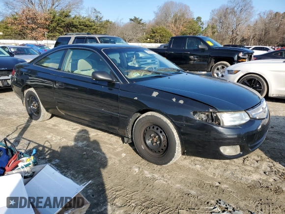 1999 Toyota Solara SE with VIN 2T1CG22P2XC231495, listed as a Copart auction lot 85018294 with 229,607 mi miles and Salvage Title. Bid and sale history available at DreamBid. Image 4.
