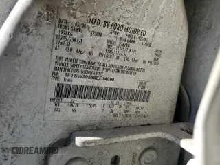 2008 Ford F-250 XL with VIN 1FTSW20588EE14690, listed as a Copart auction lot 41655395 with Not provided miles and Salvage title. Bid and sale history available at DreamBid. Image 12.