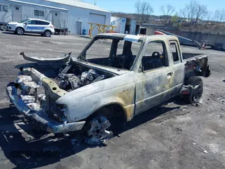 2002 Ford Ranger XL Fleet with VIN 1FTZR45E52PB65125, listed as a IAAI auction lot 42002261 with 1 mi miles. Bid and sale history available at carsss.com. Image 2.