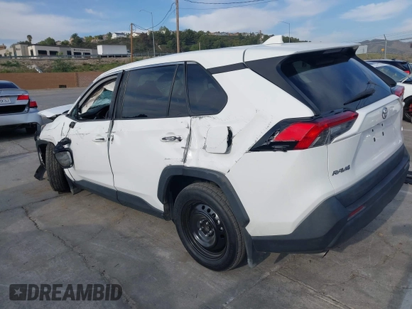 2022 Toyota RAV4 LE with VIN 2T3K1RFV3NC188126, listed as a IAAI auction lot 42037772 with 54,057 mi miles. Bid and sale history available at carsss.com. Image 3.
