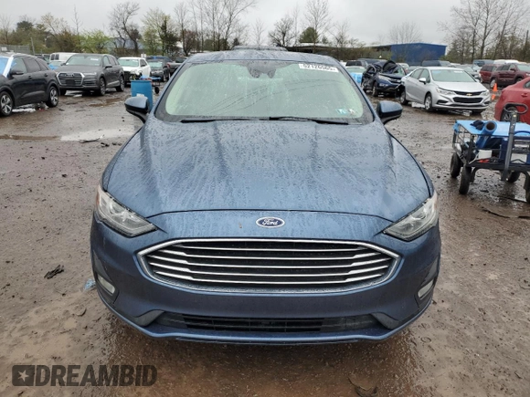 2019 Ford Fusion SE with VIN 3FA6P0HD6KR228591, listed as a Copart auction lot 52126565 with 35,012 mi miles and Salvage Title. Bid and sale history available at carsss.com. Image 5.