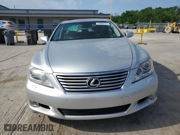 2011 Lexus LS 460 with VIN JTHBL5EF1B5105547, listed as a Copart auction lot 54480235 with 72,073 mi miles and Salvage title. Bid and sale history available at DreamBid. Image 5.