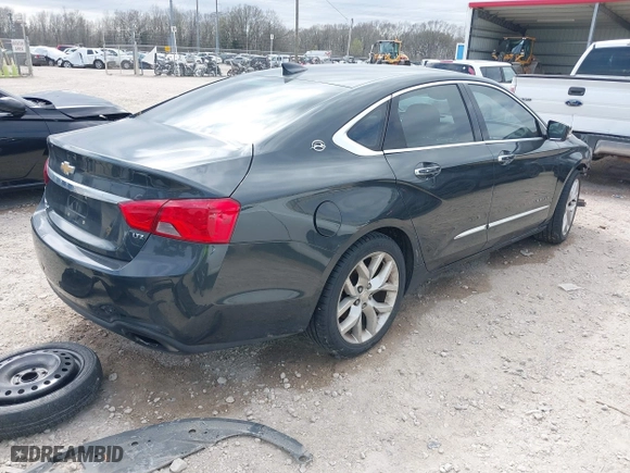 2015 Chevrolet Impala LTZ with VIN 2G1165S33F9157021, listed as a IAAI auction lot 41675310 with 193,609 mi miles. Bid and sale history available at carsss.com. Image 4.