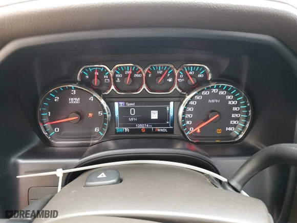 2018 Chevrolet Silverado 1500 LTZ with VIN 3GCUKSEC2JG164258, listed as a Copart auction lot 70305844 with 105,074 mi miles and Salvage Title. Bid and sale history available at carsss.com. Image 9.