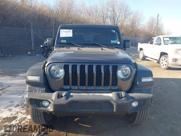 2020 Jeep Wrangler Sport S with VIN 1C4GJXAN8LW207543, listed as a IAAI auction lot 41630531 with 22,621 mi miles and . Bid and sale history available at DreamBid. Image 6.