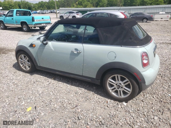 2012 MINI Cooper Convertible with VIN WMWZN3C5XCT134595, listed as a Copart auction lot 52752455 with 145,915 mi miles and Clean Title. Bid and sale history available at carsss.com. Image 2.