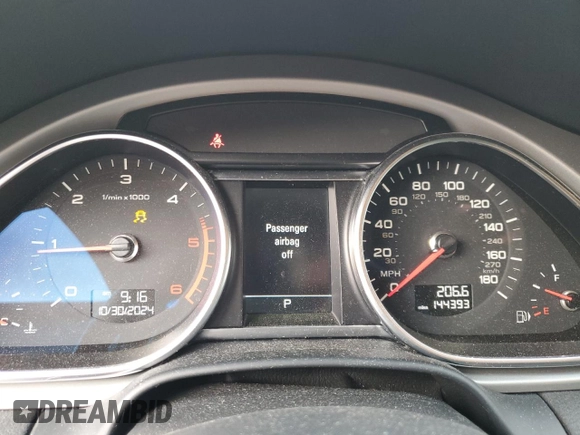 2014 Audi Q7 3.0L TDI Prestige with VIN WA1VMBFEXED019447, listed as a Copart auction lot 78465214 with 144,393 mi miles and Salvage Title. Bid and sale history available at carsss.com. Image 9.