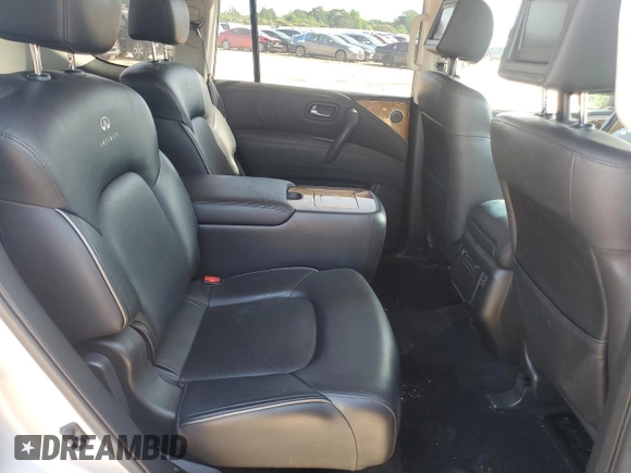 2012 Infiniti QX56 7-passenger with VIN JN8AZ2NF6C9518895, listed as a Copart auction lot 61084975 with 228,628 mi miles and Salvage title. Bid and sale history available at DreamBid. Image 11.