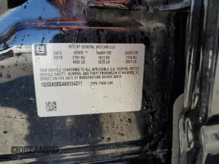 2010 Cadillac CTS with VIN 1G6DA5EG4A0134211, listed as a Copart auction lot 50063475 with 126,841 mi miles and Salvage Title. Bid and sale history available at DreamBid. Image 13.