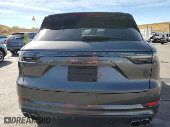 2019 Porsche Cayenne Turbo with VIN WP1AF2AY6KDA81423, listed as a Copart auction lot 77480454 with 35,749 mi miles and Salvage title. Bid and sale history available at DreamBid. Image 6.