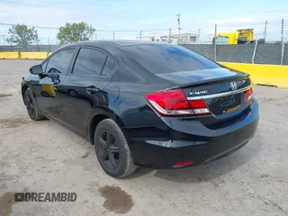 2014 Honda Civic Sedan LX with VIN 19XFB2F57EE206630, listed as a IAAI auction lot 42114435 with 188,468 mi miles. Bid and sale history available at carsss.com. Image 3.