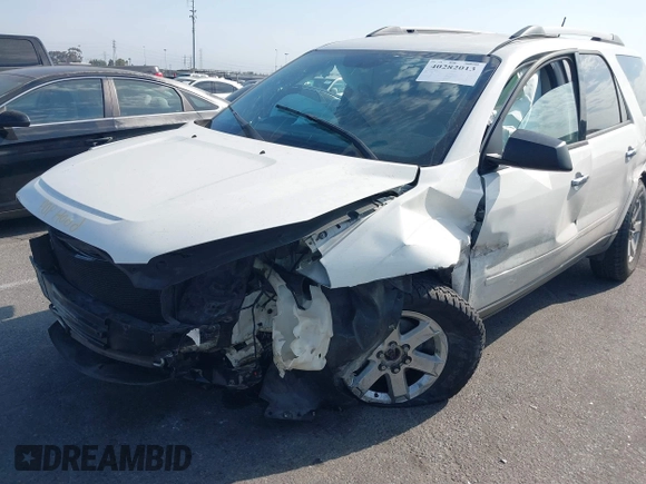 2013 GMC Acadia SLE with VIN 1GKKRNED5DJ200500, listed as a IAAI auction lot 40883535 with 1 mi miles. Bid and sale history available at carsss.com. Image 6.