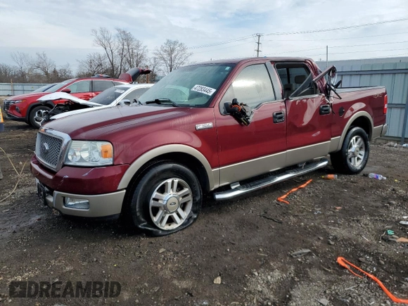 2005 Ford F-150 XLT with VIN 1FTPW14515FA97772, listed as a Copart auction lot 47283445 with 170,292 mi miles and Salvage Title. Bid and sale history available at carsss.com. Image 1.