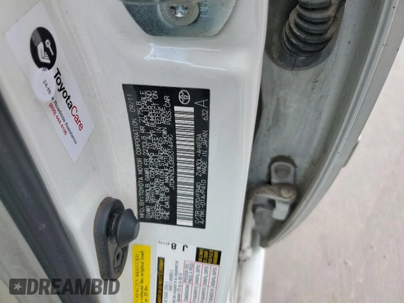 2011 Toyota Prius I with VIN JTDKN3DU2B5314490, listed as a Copart auction lot 56679365 with 189,849 mi miles and Clean Title. Bid and sale history available at DreamBid. Image 12.