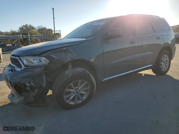 2022 Dodge Durango SXT with VIN 1C4RDHAG5NC130920, listed as a Copart auction lot 84265214 with 51,723 mi miles and Non Repairable. Bid and sale history available at carsss.com. Image 1.