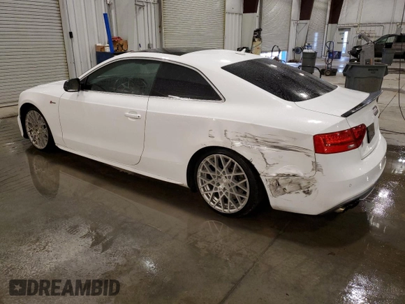 2014 Audi S5 Prestige z VIN WAUVGAFR1EA009446, wystawiony jako Copart lot #80795134 z przebiegiem 90 397 mil mil oraz Szkoda całkowita • Salvage title. Historia ofert i sprzedaży dostępna na DreamBid. Obrazek 2.