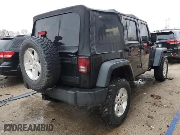 2007 Jeep Wrangler Unlimited Rubicon with VIN 1J8GA69147L113994, listed as a Copart auction lot 86544434 with 100,251 mi miles and Salvage title. Bid and sale history available at DreamBid. Image 3.