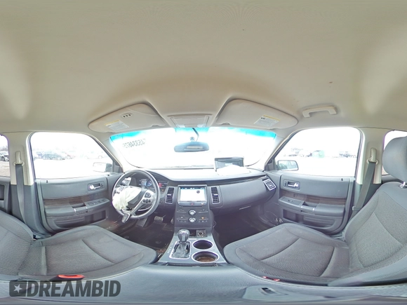 2017 Ford Flex SEL with VIN 2FMGK5C8XHBA03906, listed as a Copart auction lot 45334675 with 123,746 mi miles and Salvage Title. Bid and sale history available at carsss.com. Image 14.