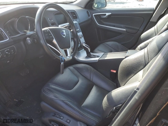 2017 Volvo S60 Dynamic with VIN YV126MFL9H2437845, listed as a Copart auction lot 89386715 with 0 mi miles and Salvage Title. Bid and sale history available at carsss.com. Image 7.