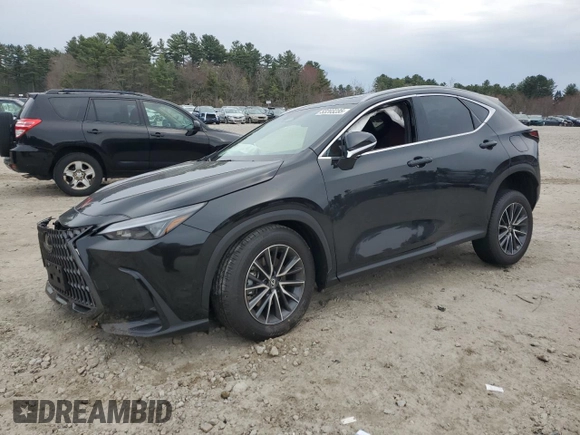 2025 Lexus NX 350 z VIN 2T2AGCEZ8SC080841, wystawiony jako Copart lot #53203235 z przebiegiem 543 mil mil oraz Szkoda całkowita • Salvage title. Historia ofert i sprzedaży dostępna na DreamBid. Obrazek 1.