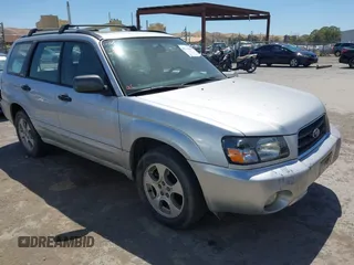 2003 Subaru Forester XS with VIN JF1SG65603H764852, listed as a IAAI auction lot 42374167 with 239,626 mi miles and . Bid and sale history available at DreamBid. Image 1.