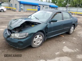 2002 Honda Accord EX z VIN 1HGCG16572A010542, wystawiony jako Copart lot #54746985 z przebiegiem Nie podano mil oraz Szkoda całkowita • Salvage title. Historia ofert i sprzedaży dostępna na DreamBid. Obrazek 1.