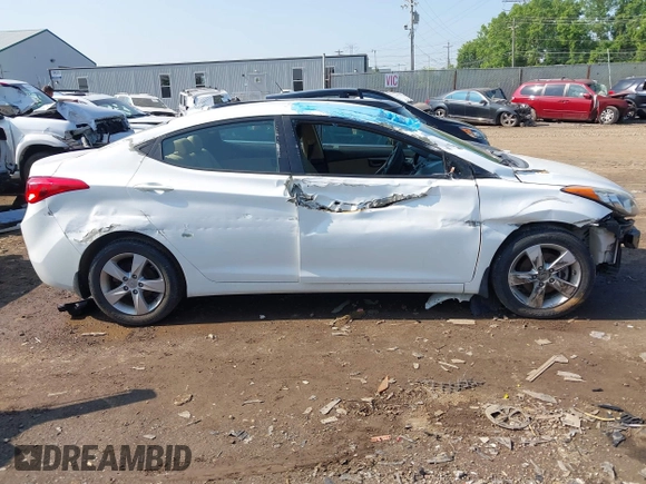 2013 Hyundai Elantra GLS with VIN 5NPDH4AE6DH377775, listed as a IAAI auction lot 42394868 with 106,139 mi miles and . Bid and sale history available at DreamBid. Image 14.