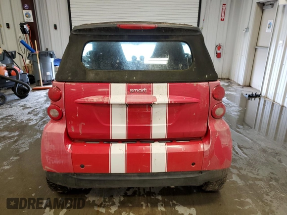 2009 Smart fortwo Passion z VIN WMEEK31X69K239682, wystawiony jako Copart lot #50466415 z przebiegiem Nie podano mil oraz Czysty tytuł • Clean title. Historia ofert i sprzedaży dostępna na DreamBid. Obrazek 6.
