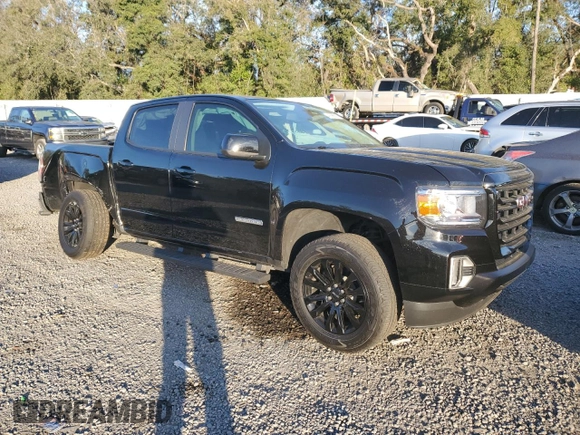 2022 GMC Canyon 2WD Elevation with VIN 1GTG5CEN0N1274077, listed as a Copart auction lot 41696505 with 57,579 mi miles and Salvage Title. Bid and sale history available at carsss.com. Image 4.