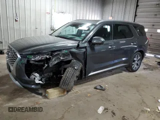 2021 Hyundai Palisade Limited with VIN KM8R5DHE4MU195921, listed as a Copart auction lot 59515025 with 47,760 mi miles and Salvage title. Bid and sale history available at DreamBid. Image 1.