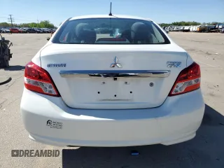 2017 Mitsubishi Mirage ES z VIN ML32F3FJ2HH003054, wystawiony jako Copart lot #55976015 z przebiegiem 80 489 mil mil oraz Szkody całkowita. Historia ofert i sprzedaży dostępna na DreamBid. Obrazek 6.