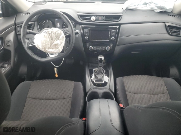 2019 Nissan Rogue SV with VIN 5N1AT2MV5KC736376, listed as a Copart auction lot 43538035 with 56,488 mi miles and Salvage Title. Bid and sale history available at carsss.com. Image 8.
