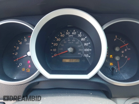 2007 Toyota 4Runner SR5 with VIN JTEZU14R978069108, listed as a IAAI auction lot 42080550 with 188,589 mi miles. Bid and sale history available at carsss.com. Image 7.