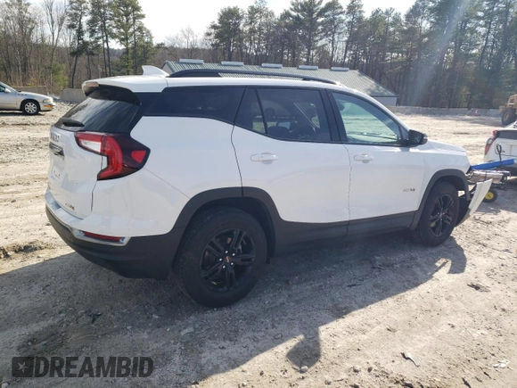 2023 GMC Terrain AT4 z VIN 3GKALYEG2PL234481, wystawiony jako Copart lot #49389095 z przebiegiem 8 555 mil mil oraz Szkoda całkowita • Salvage title. Historia ofert i sprzedaży dostępna na DreamBid. Obrazek 3.