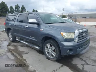 2007 Toyota Tundra Limited with VIN 5TFEV58137X032038, listed as a IAAI auction lot 41788992 with 120,600 mi miles and . Bid and sale history available at DreamBid. Image 1.