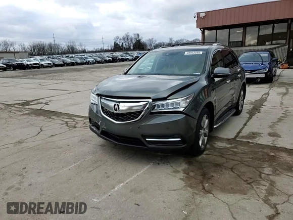 2016 Acura MDX w/Advance with VIN 5FRYD4H92GB023680, listed as a Copart auction lot 49952545 with 159,164 mi miles and Salvage Title. Bid and sale history available at carsss.com. Image 12.