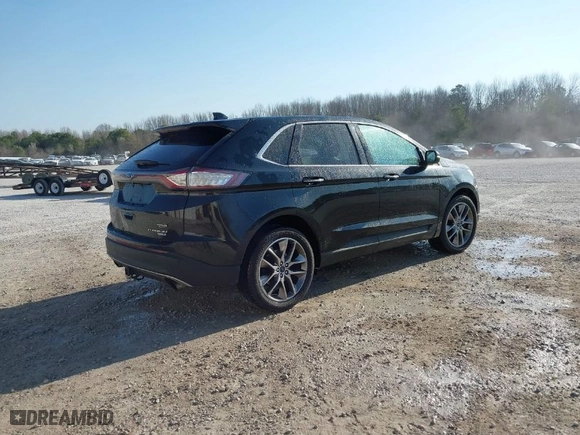 2015 Ford Edge Titanium with VIN 2FMTK4K96FBB84518, listed as a IAAI auction lot 41786259 with 153,525 mi miles. Bid and sale history available at carsss.com. Image 4.