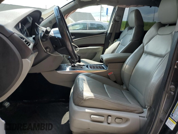 2014 Acura MDX Technology with VIN 5FRYD4H63EB005045, listed as a Copart auction lot 64413825 with 252,632 mi miles and Salvage title. Bid and sale history available at DreamBid. Image 7.