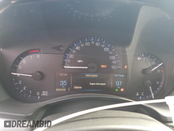 2013 Cadillac ATS Luxury with VIN 1G6AH5RX8D0171906, listed as a Copart auction lot 52077975 with 96,039 mi miles and Salvage Title. Bid and sale history available at DreamBid. Image 9.